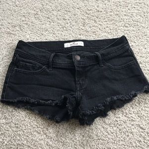 Hollister Black Jean Shorts, Size 1 (w 25)